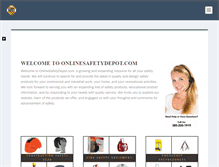 Tablet Screenshot of onlinesafetydepot.com